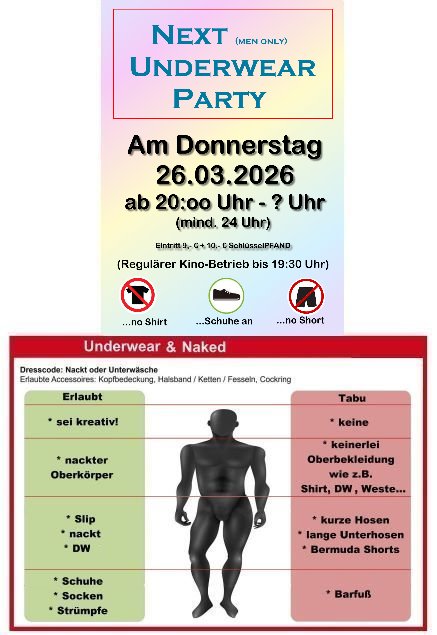 Next Underwear Party 26. März 2026